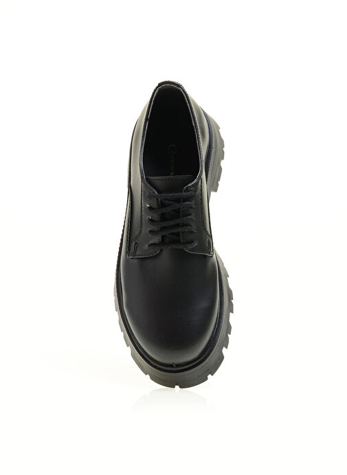 Cotton Bar Siyah Kadın Düz Ayakkabı GRANADA - Görsel 5