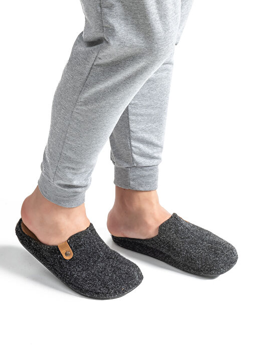 Twigy Siyah Erkek Ev Terliği AA0440 - Görsel 4