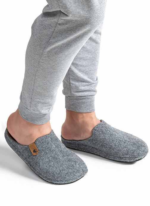 Twigy Füme Erkek Ev Terliği AA0442 - Görsel 2