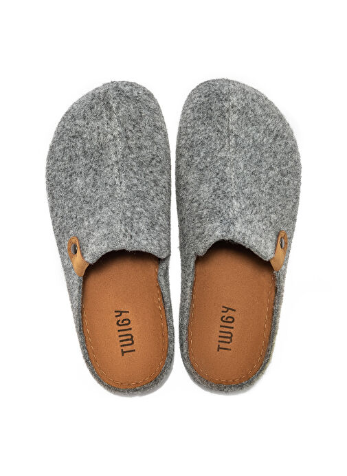 Twigy Füme Erkek Ev Terliği AA0442 - Görsel 5