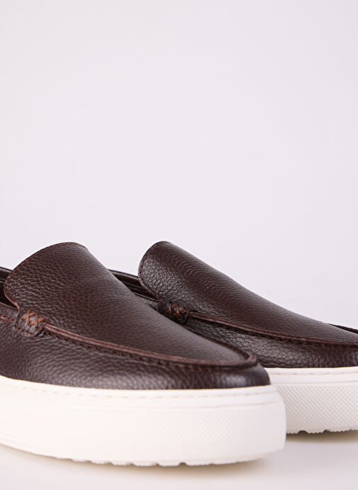 F By Fabrika Kahverengi Erkek Deri Günlük Ayakkabı MULRHYNE - Görsel 6