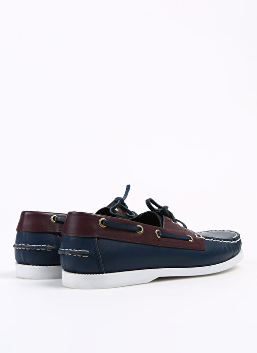 F By Fabrika Deri Lacivert Erkek Günlük Ayakkabı GOVUE - Görsel 4