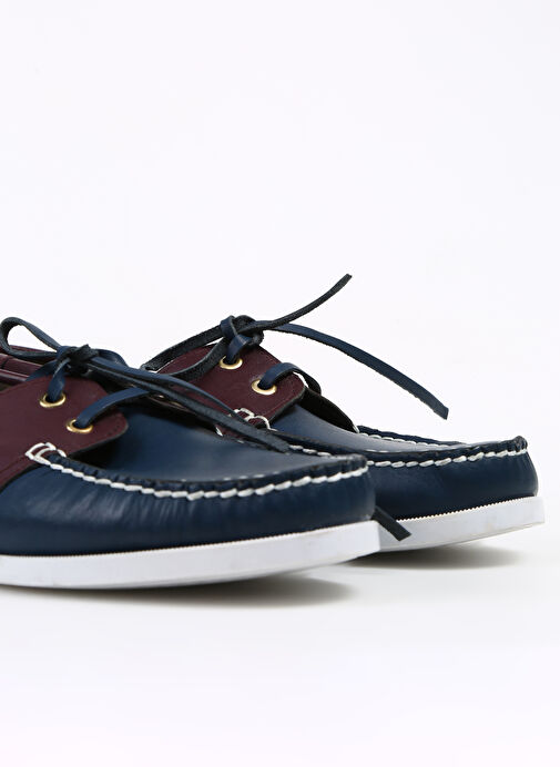 F By Fabrika Deri Lacivert Erkek Günlük Ayakkabı GOVUE - Görsel 5