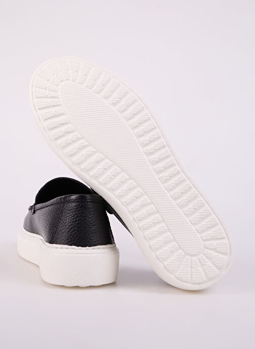 F By Fabrika Siyah Erkek Deri Günlük Ayakkabı MULRHYNE - Görsel 5