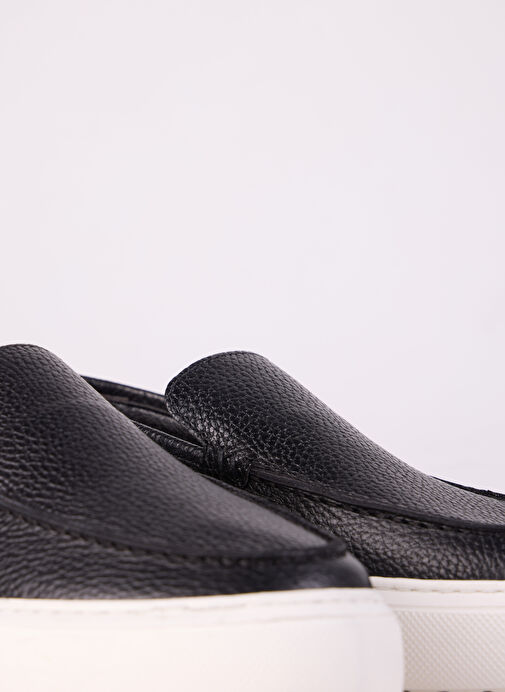 F By Fabrika Siyah Erkek Deri Günlük Ayakkabı MULRHYNE - Görsel 6