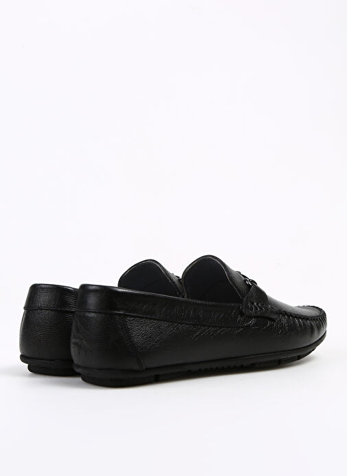 F By Fabrika Siyah Erkek Deri Günlük Ayakkabı BARJUA - Görsel 4