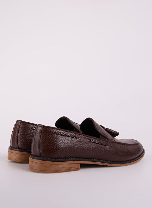 F By Fabrika Kahverengi Erkek Deri Günlük Ayakkabı ICORD - Görsel 4