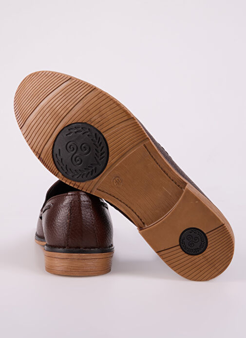 F By Fabrika Kahverengi Erkek Deri Günlük Ayakkabı ICORD - Görsel 5