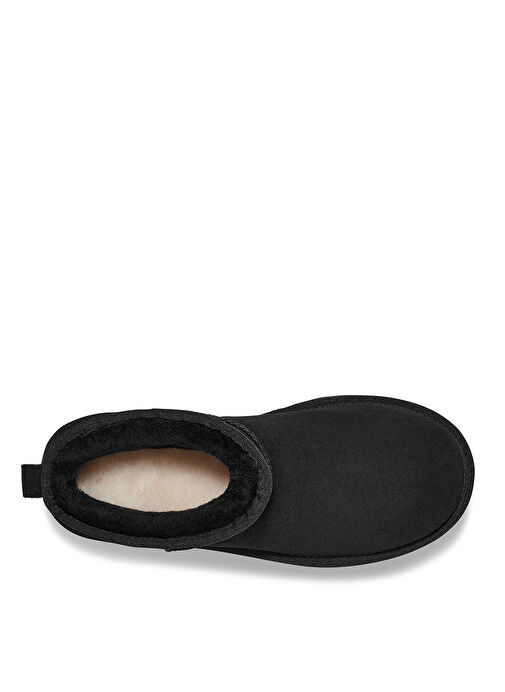 Ugg W CLASSIC ULTRA MINI PLATFORM Siyah Kadın Süet + Deri Bot 1135092 - Görsel 6