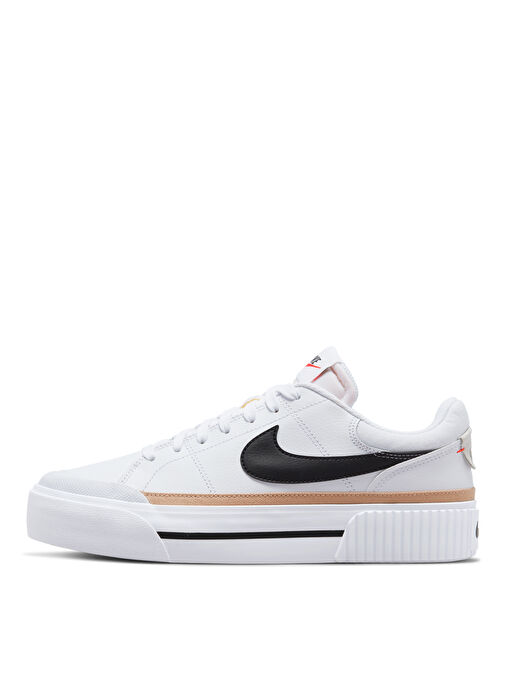 Nike Beyaz Kadın Lifestyle Ayakkabı DM7590-100 WMNS COURT LEGACY LIFT