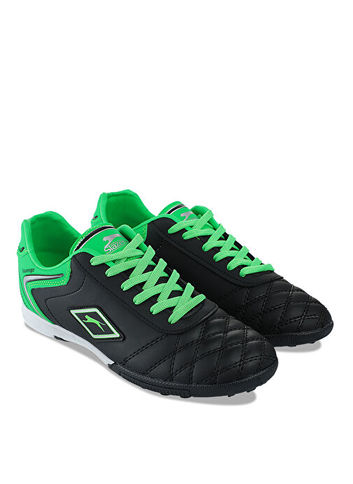 Slazenger SA12FE201-580HUGO Siyah - Yeşil Erkek Koşu Ayakkabısı - Görsel 3