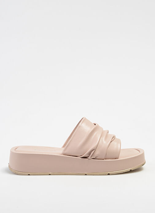 Cotton Bar Bej Kadın Terlik HAZELNUT - Görsel 2