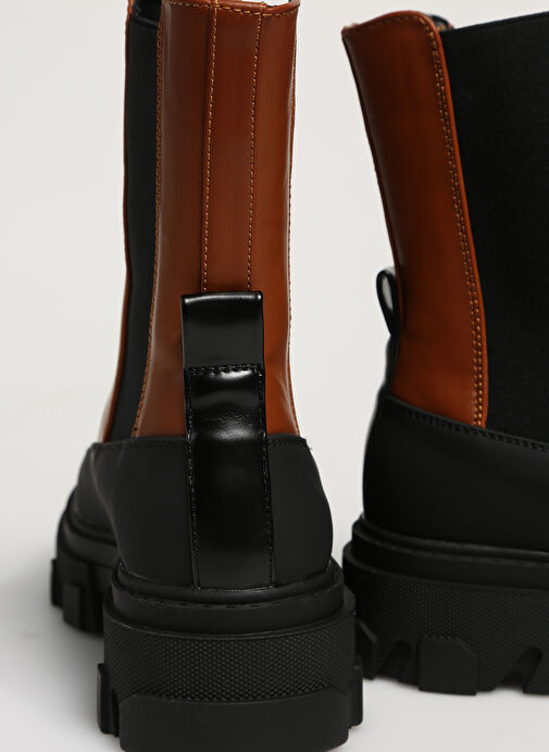 Only Kahverengi-Siyah Kadın Bot ONLTOLA-11 PU CHUNKY BOOT - Görsel 6