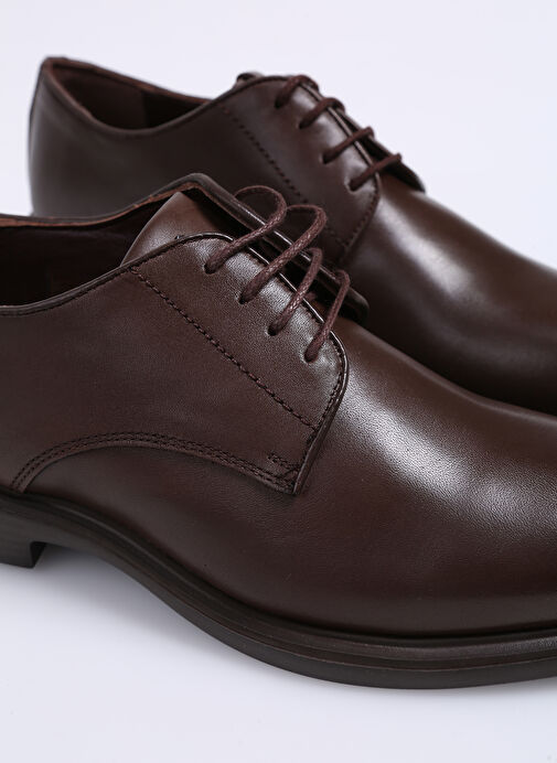 Fabrika Kahverengi Erkek Deri Klasik Ayakkabı TERESINA - Görsel 6