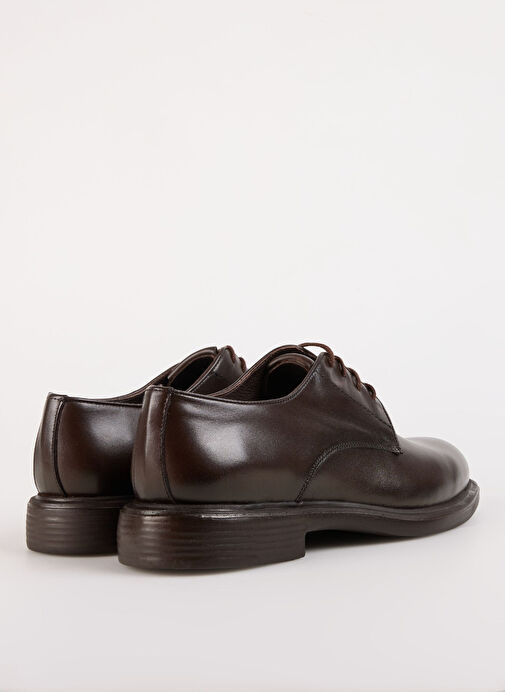 Fabrika Kahverengi Erkek Deri Klasik Ayakkabı TERESINA - Görsel 12