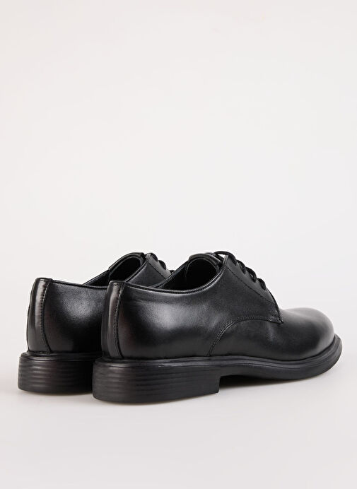 Fabrika Siyah Erkek Deri Klasik Ayakkabı TERESINA - Görsel 10