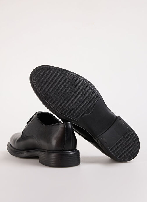 Fabrika Siyah Erkek Deri Klasik Ayakkabı TERESINA - Görsel 11