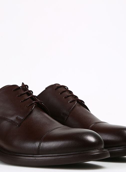 Fabrika Kahve Erkek Deri Klasik Ayakkabı JOSE - Görsel 4