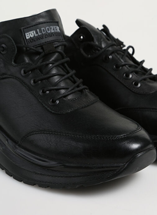 Bulldozer Bulldozer Koyu Siyah Siyah Erkek Deri Günlük Ayakkabı BUL-230302 Klasik Ayakkabı | Boyner Koyu Siyah - 6. görsel