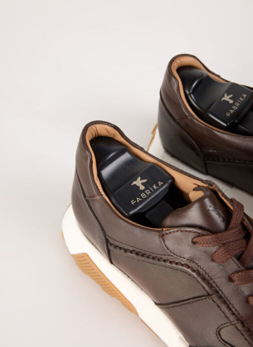 Fabrika Vizon Erkek Deri Sneaker ICHEON - Görsel 11