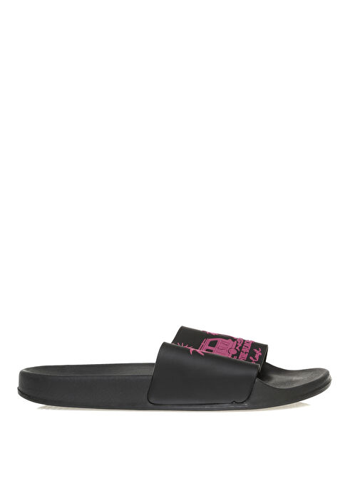 Fabrika Siyah-Pembe Erkek Plaj Terliği TERME - Görsel 2