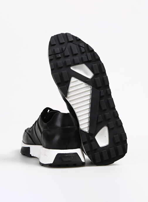 Fabrika Siyah Erkek Deri Sneaker ICHEON - Görsel 6