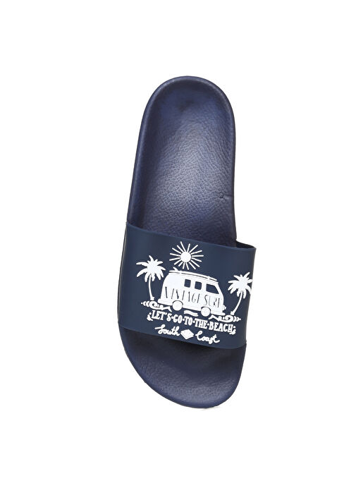 Fabrika Lacivert Erkek Plaj Terliği TERME - Görsel 5