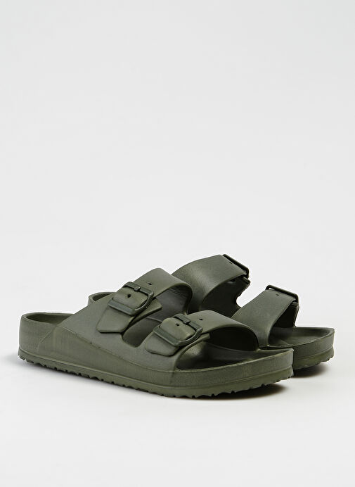 Fabrika Haki Erkek Terlik THOMAS NEW - Görsel 3