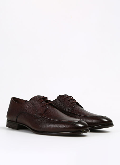 Fabrika Kahverengi Erkek Deri Klasik Ayakkabı TORINO - Görsel 3