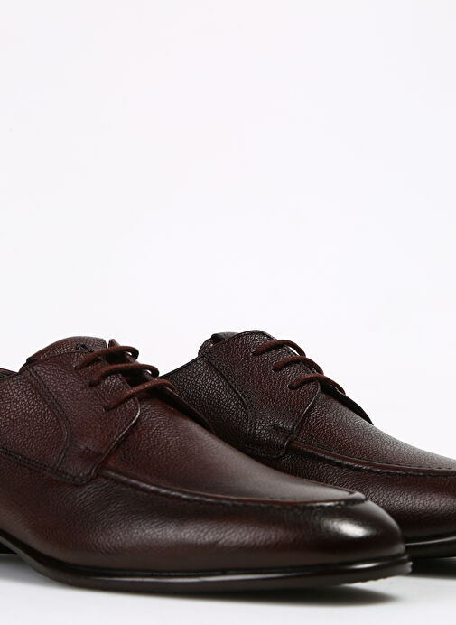 Fabrika Kahverengi Erkek Deri Klasik Ayakkabı TORINO - Görsel 4