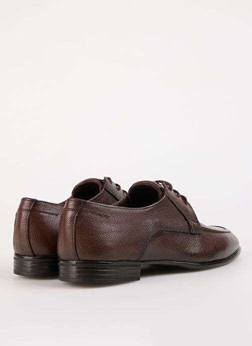 Fabrika Kahverengi Erkek Deri Klasik Ayakkabı TORINO - Görsel 10