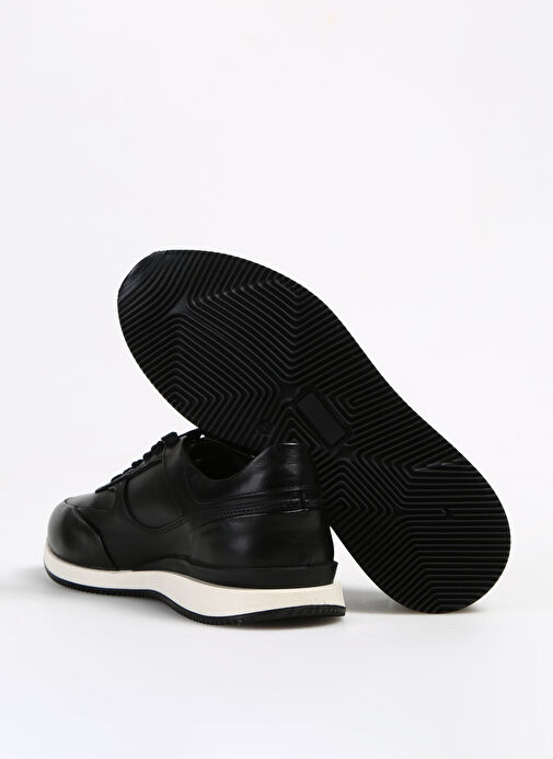 Fabrika Siyah Erkek Deri Sneaker GIMCHE - Görsel 6