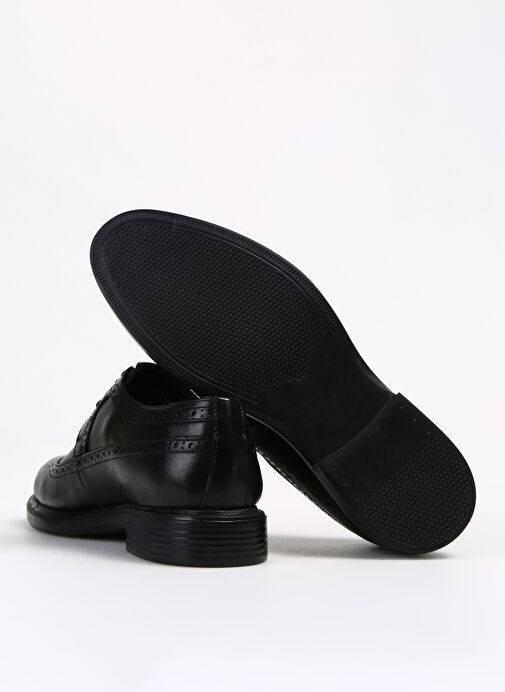 Fabrika Siyah Erkek Deri Klasik Ayakkabı ANOVA - Görsel 6