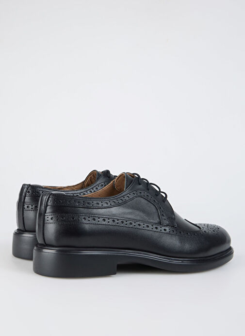 Fabrika Siyah Erkek Deri Klasik Ayakkabı ANOVA - Görsel 11