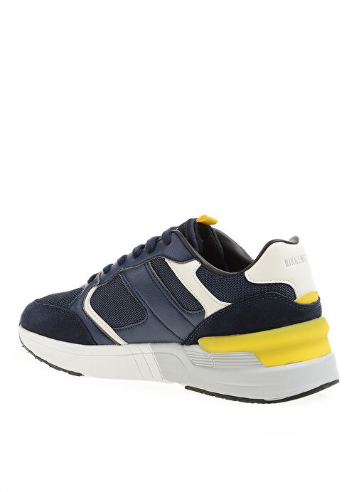 Dirk Bikkembergs Lacivert-Sarı Erkek süet Sneaker 16210/CP - Görsel 3