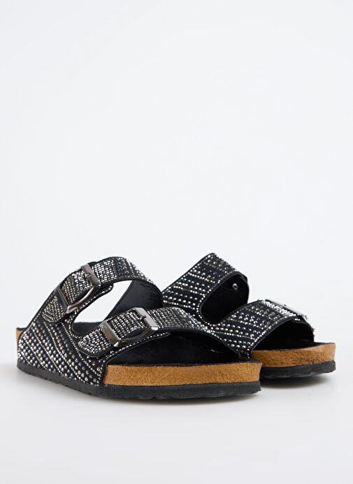 Siyah Kadın Terlik SHIRE - Görsel 8