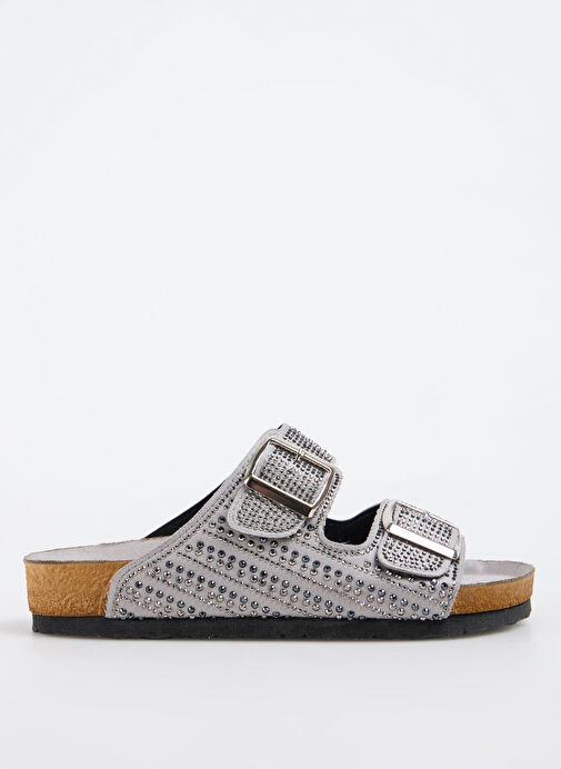 Antrasit Kadın Terlik SHIRE - Görsel 7