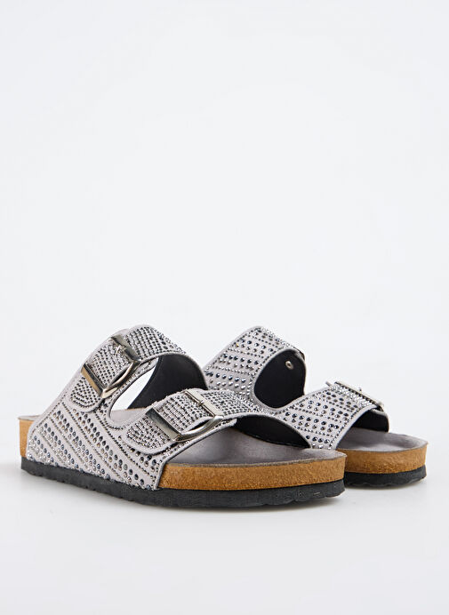 Antrasit Kadın Terlik SHIRE - Görsel 8