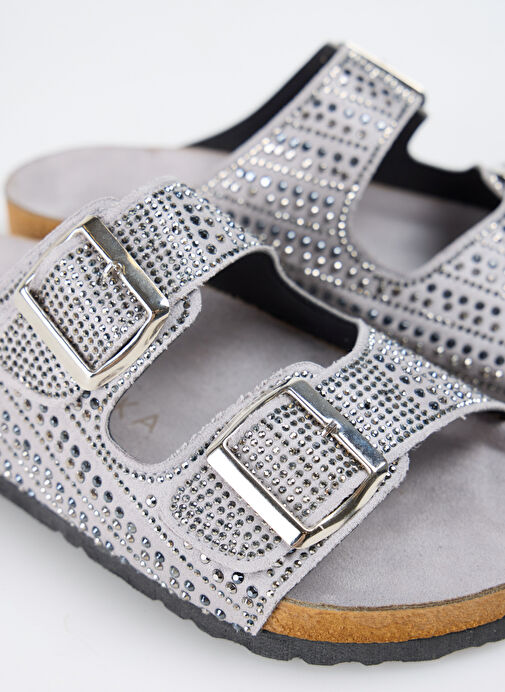 Antrasit Kadın Terlik SHIRE - Görsel 11