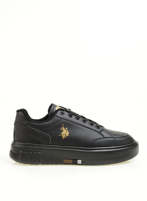 U.S. Polo Assn. Siyah Kadın Sneaker SIBER 2PR