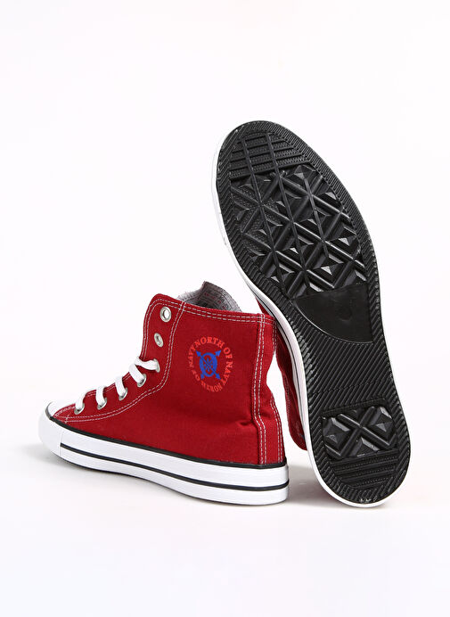 North Of Navy Bordo Erkek Günlük Ayakkabı UO7001 - Görsel 5