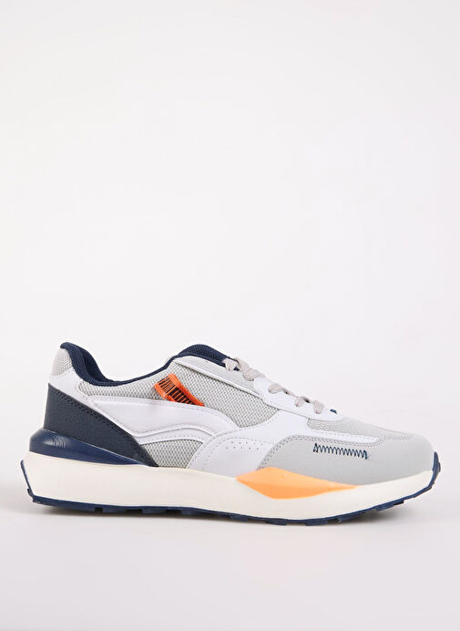 Fabrika Beyaz-Gri Erkek Sneaker SAO - Görsel 2