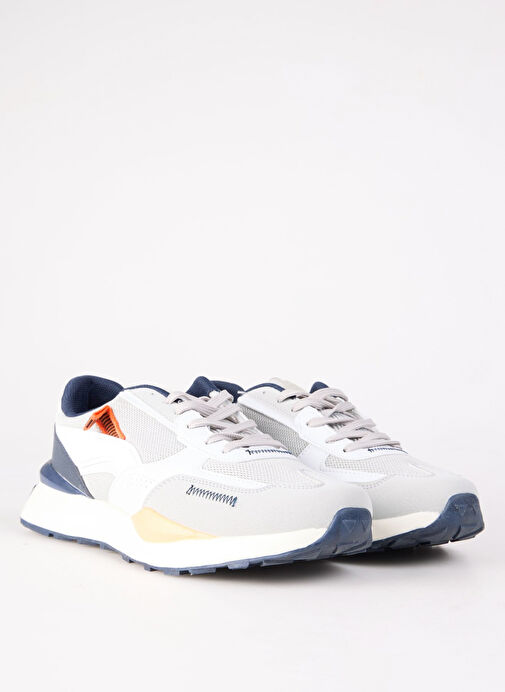 Fabrika Beyaz-Gri Erkek Sneaker SAO - Görsel 3