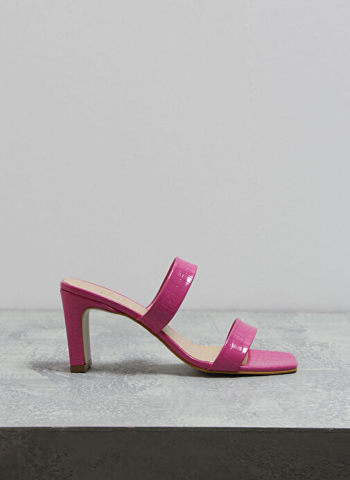 Fabrika Fuşya Kadın Topuklu Sandalet BANDY - Görsel 2