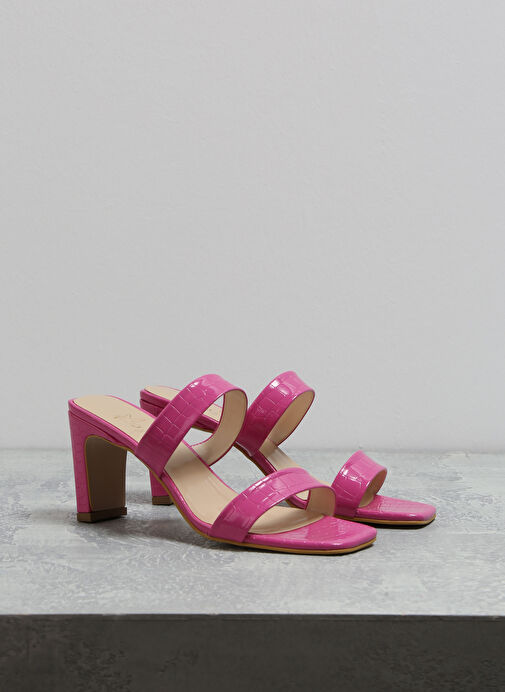 Fabrika Fuşya Kadın Topuklu Sandalet BANDY - Görsel 3
