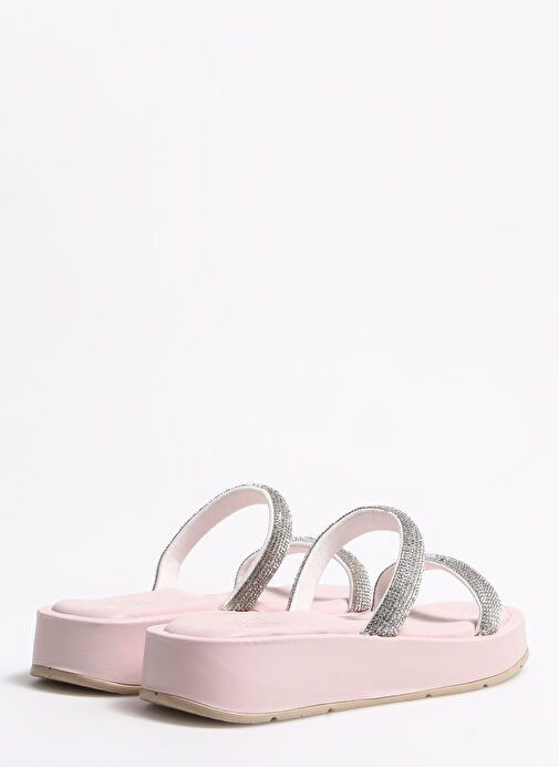 Fabrika Pembe Kadın Terlik CARRON - Görsel 4