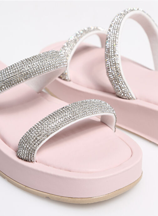 Fabrika Pembe Kadın Terlik CARRON - Görsel 6