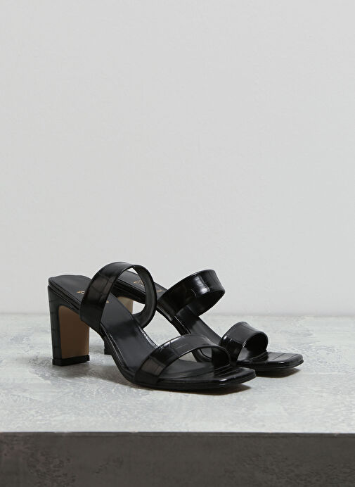 Fabrika Siyah Kadın Topuklu Sandalet BANDY - Görsel 3