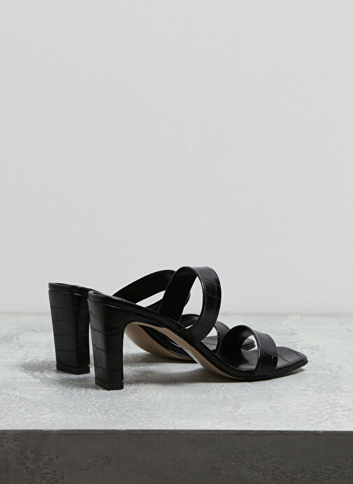 Fabrika Siyah Kadın Topuklu Sandalet BANDY - Görsel 4