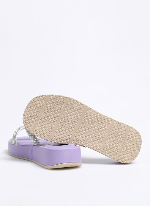 Fabrika Lila Kadın Terlik CARRON - Görsel 5